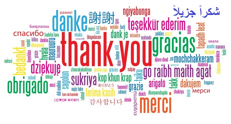 Thank You in Different Languages